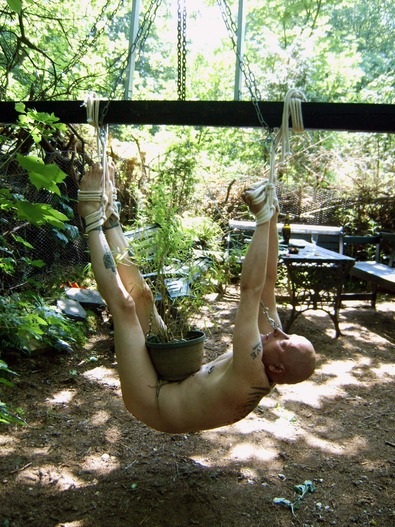 bdsm outdoor - male slut slave — 15